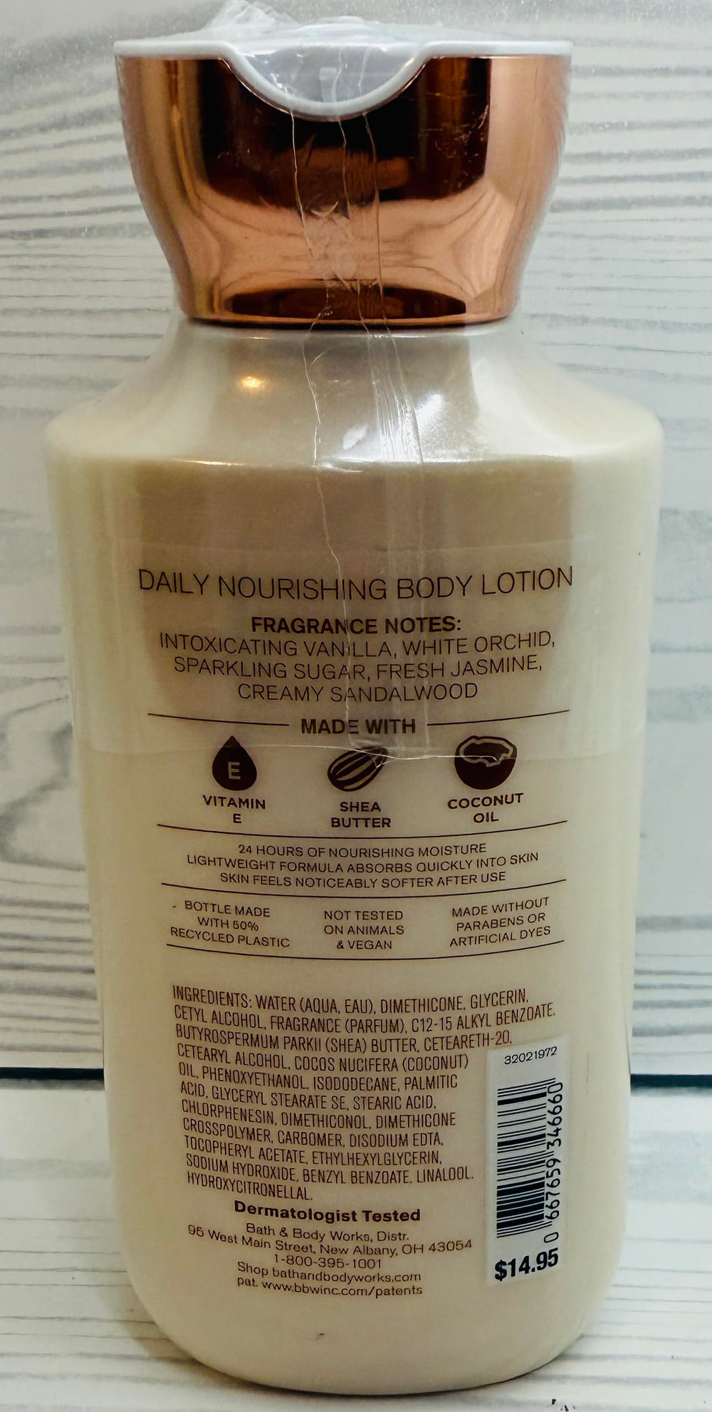 Bath & Body Works – pack de deux lotions 8 oz, emballage pratique pour usage quotidien.