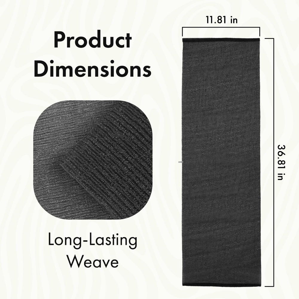 Bathway exfoliating washcloth, espuma cremosa que facilita la limpieza suave.