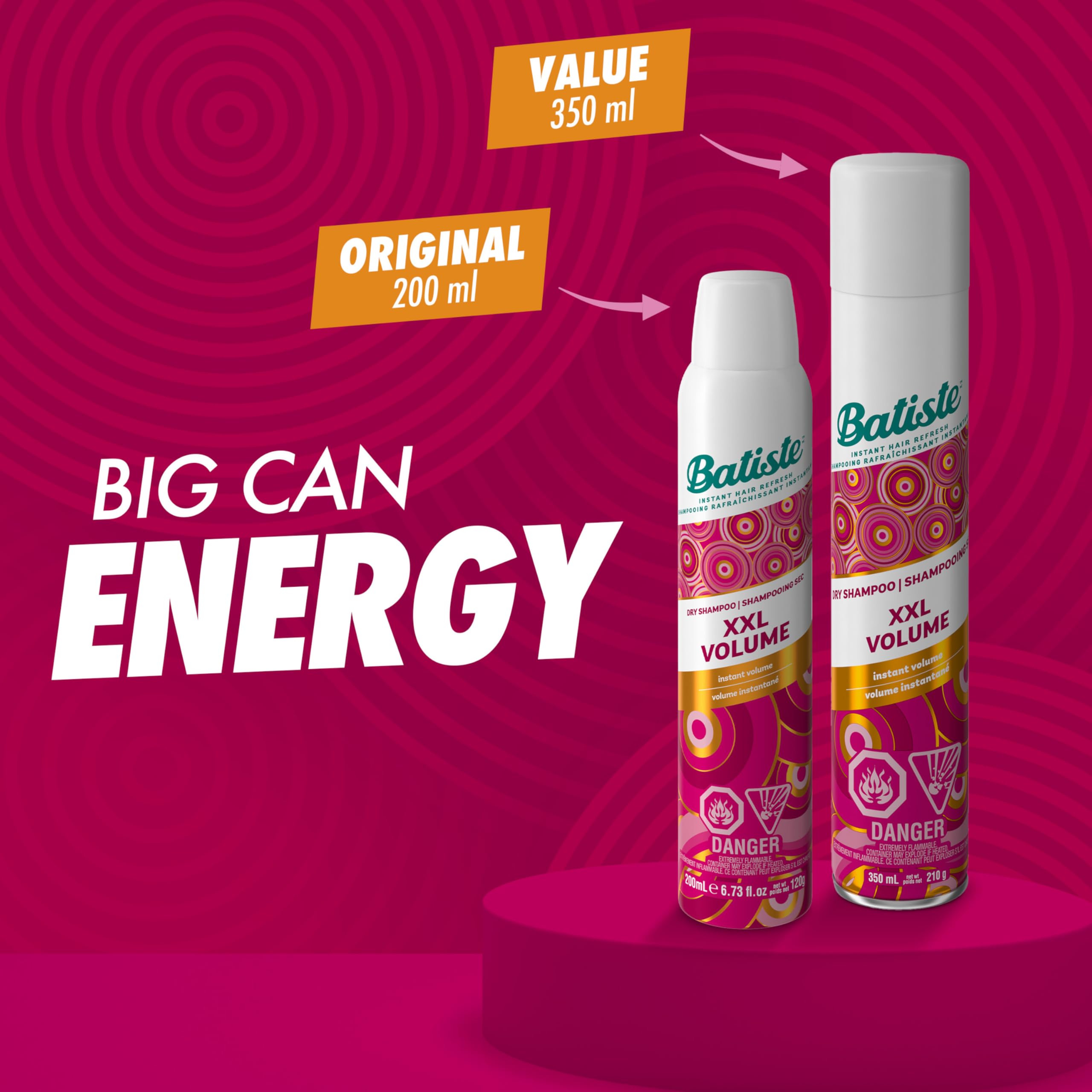 Batiste Efecto volumen rápido para peinados recogidos