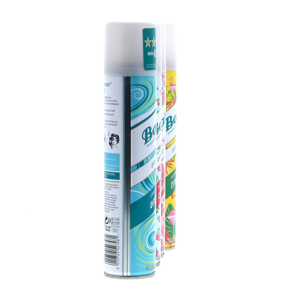 Batiste champu seco refresca el cabello al instante para planes apretados.
