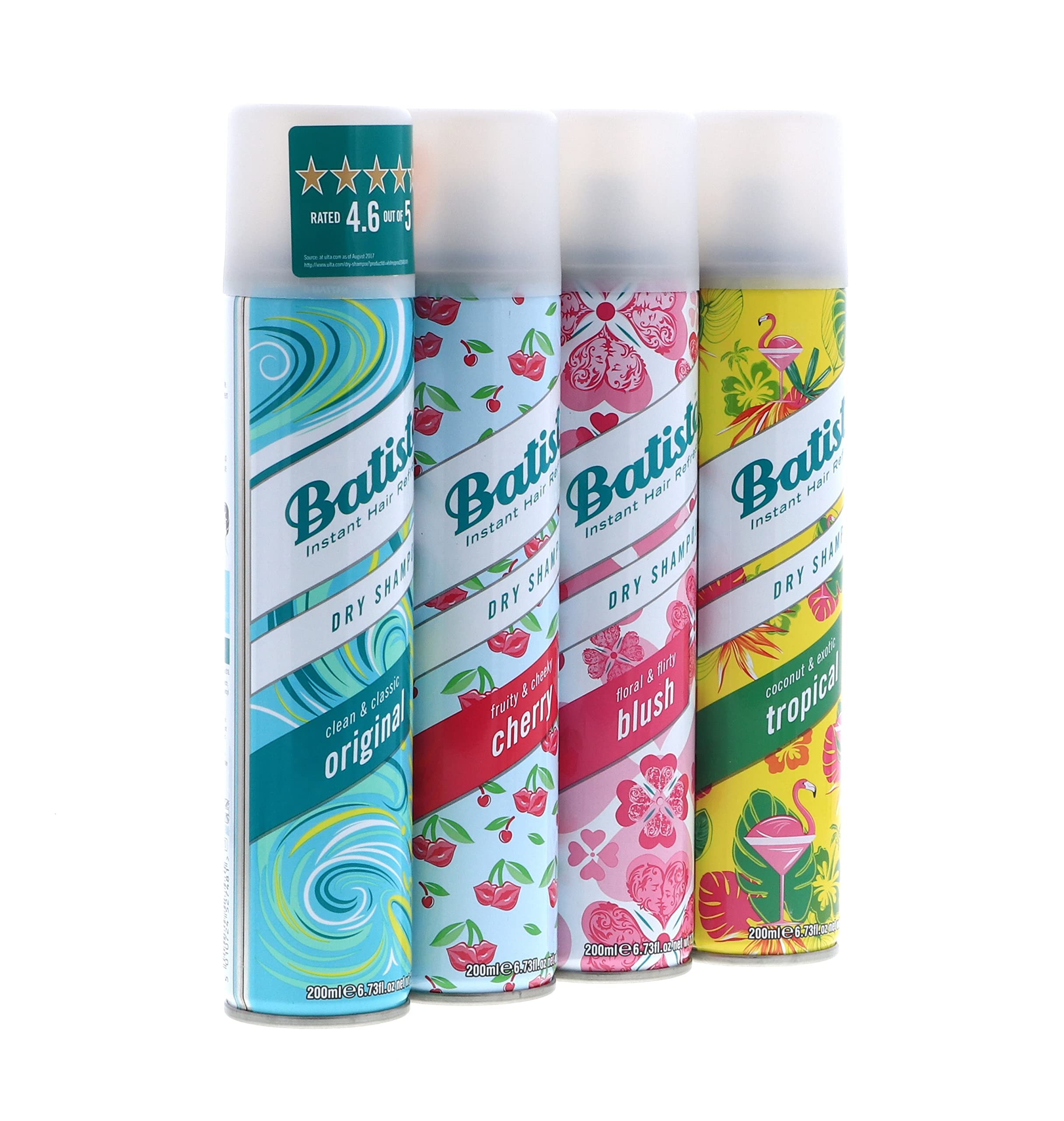 Batiste champu seco ideal para todo tipo de cabello y uso diario.
