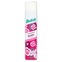 Batiste champu seco fragancia rosa, botella elegante para refrescar entre lavados.