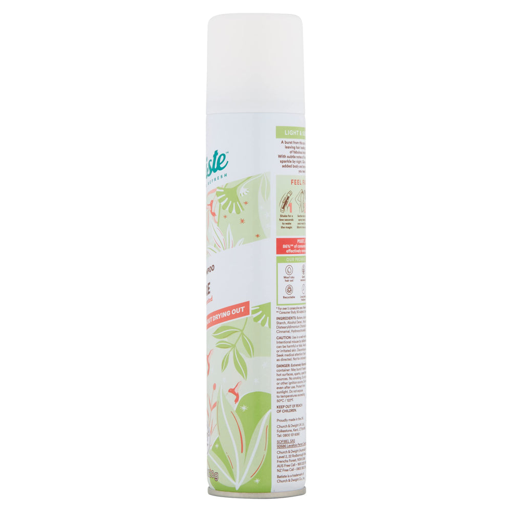 Volumen ligero gracias a Batiste Champú en Seco Bare.