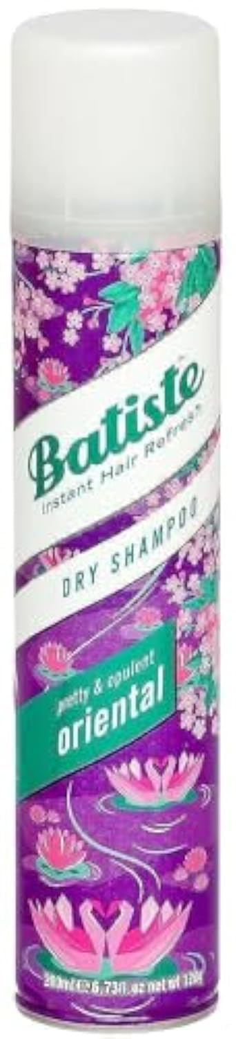 Batiste champú en seco con diseño oriental floral para revitalizar el cabello entre lavados