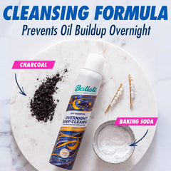Batiste champu seco nocturno: rociado a 12 pulgadas para mayor control.