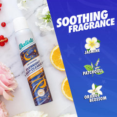 Batiste champu seco nocturno: masaje con dedos para distribucion uniforme.
