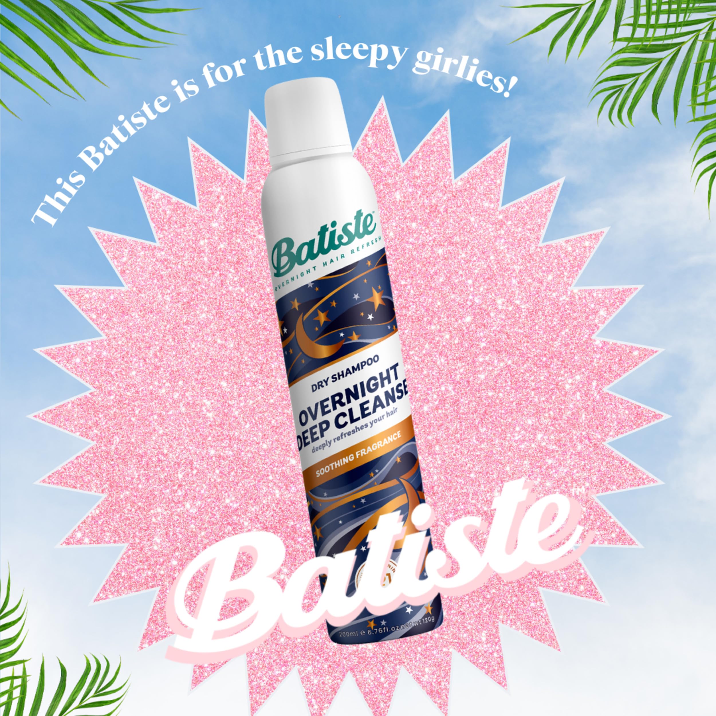 Batiste champu seco nocturno: apto para todo tipo de pelo.