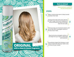 Batiste Champú Seco Original, atomizador, aporta volumen y textura al peinado