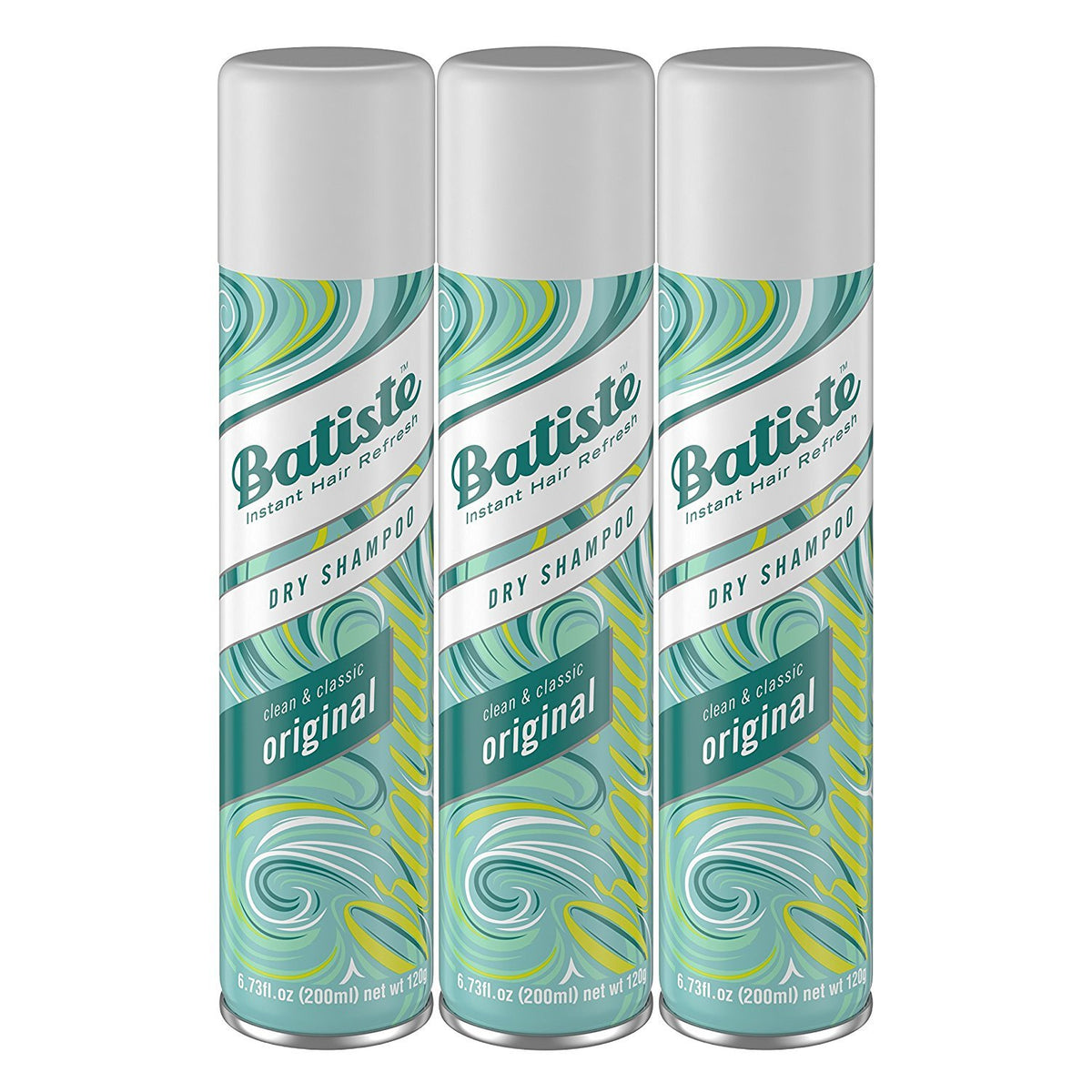 Batiste Champú Seco Original, botella, refresca el cabello sin agua