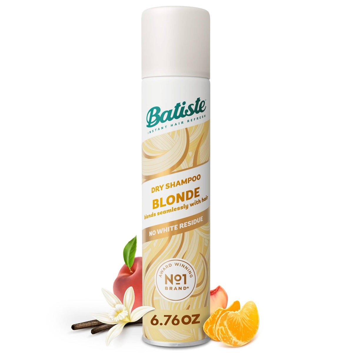 Batiste Champú Seco Rubio: envase compacto para retoques rápidos entre lavados.