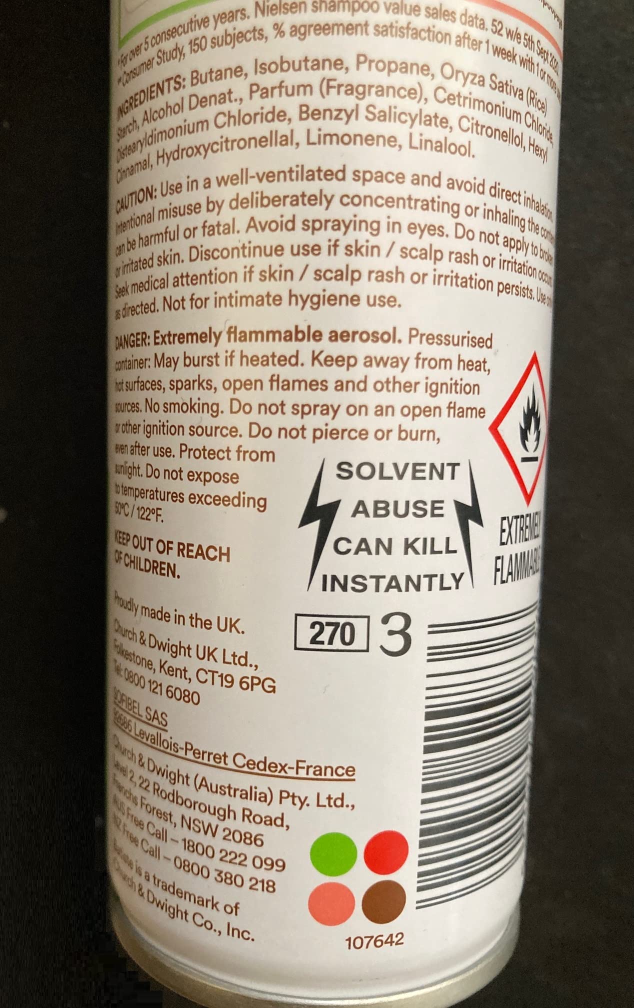 Empaque compacto de Batiste para viaje y uso diario