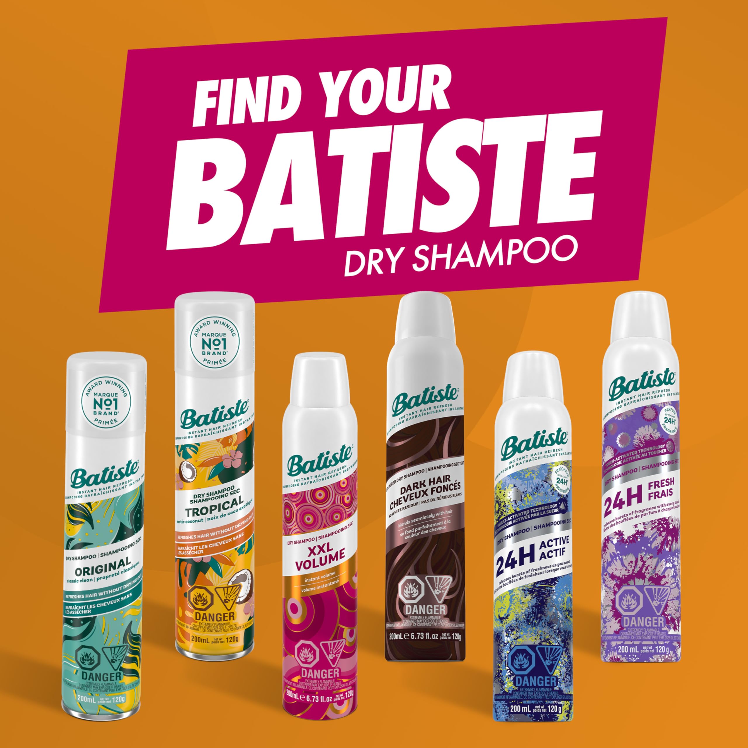 Batiste Cabello fresco sin lavado diario para días ajetreados