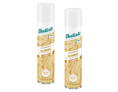 Batiste Rubio Brillante, botella frontal, listo para refrescar el cabello.