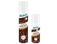 Flacon principal de Batiste Shampoing Sec Divine Dark, rafraîchit sans eau.