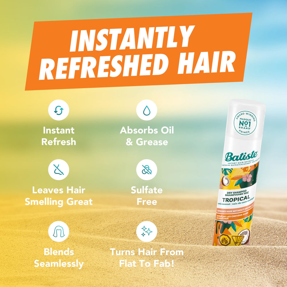 Batiste Tropical aroma exótico coco vainilla jazmín — frescura suave.