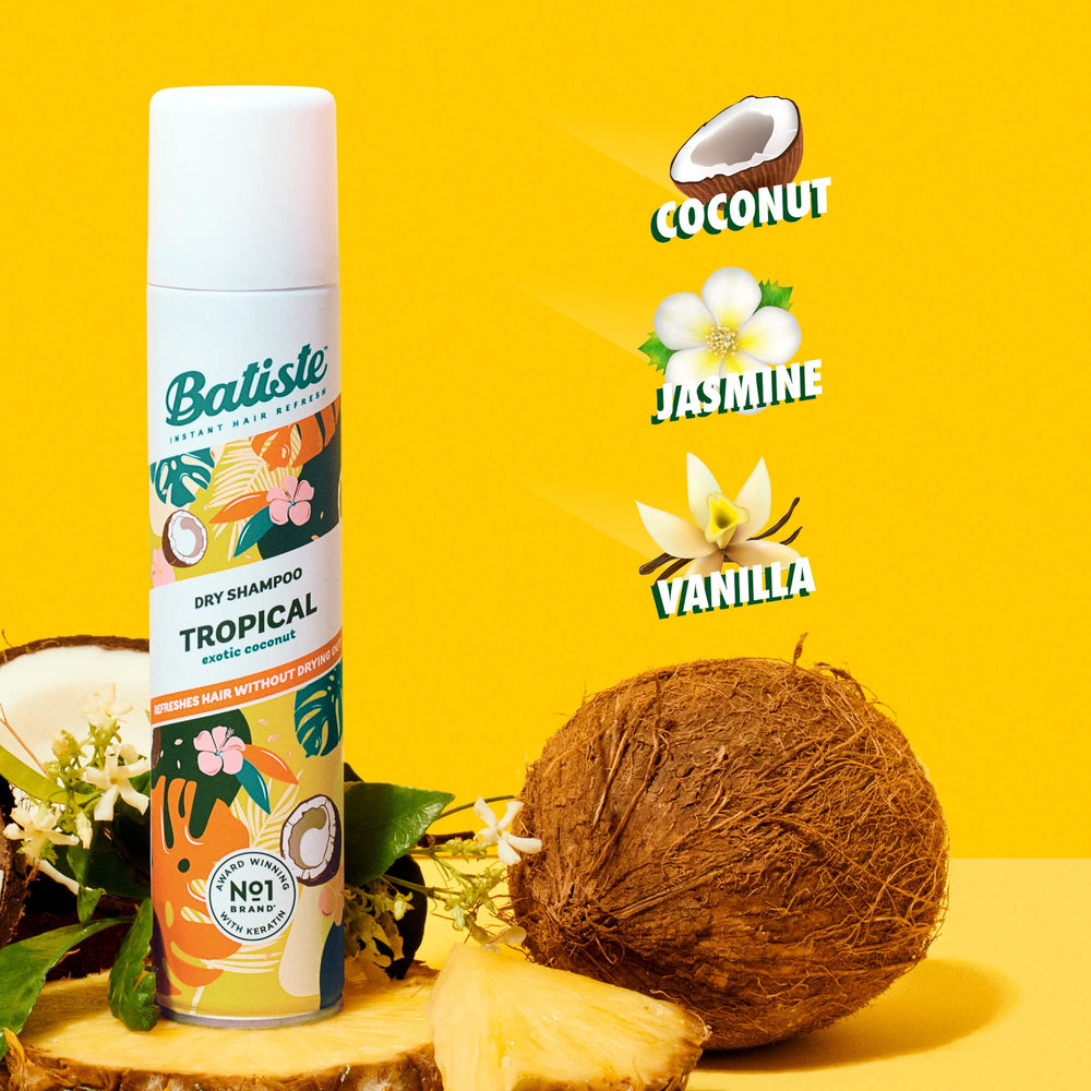 Batiste Tropical: rociado en raíces para dar volumen y cuerpo.