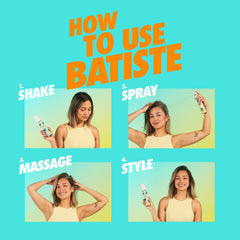 Batiste Tropical: aroma tropical de coco, jazmín y vainilla para perfumar ligeramente.