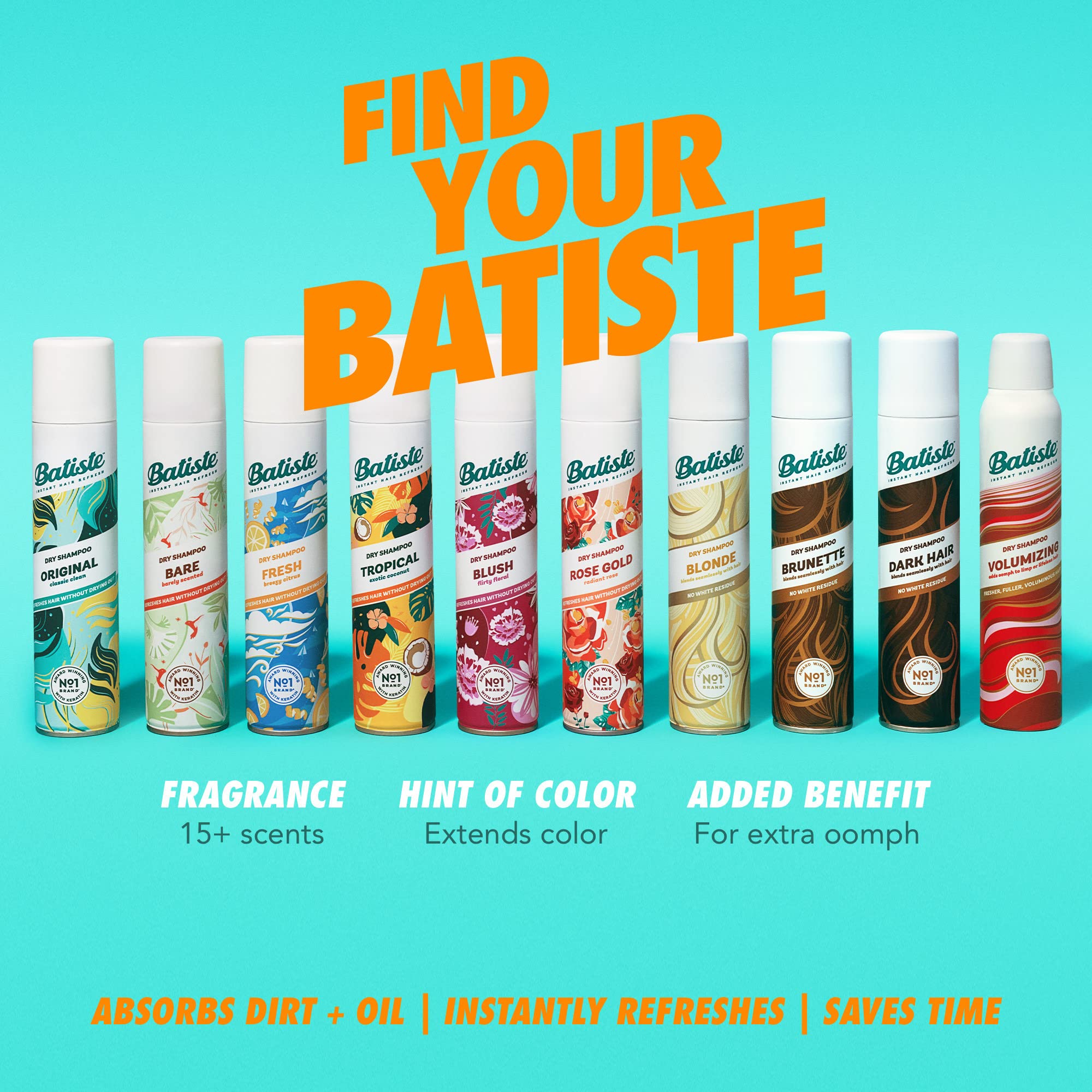 Batiste Tropical: uso diario cómodo para cabello que requiere refresco rápido.