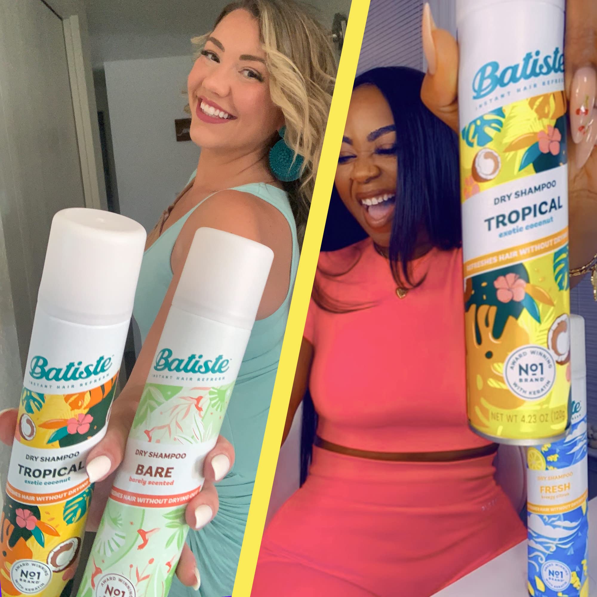 Batiste Tropical: envase portátil para retoques rápidos durante el día.