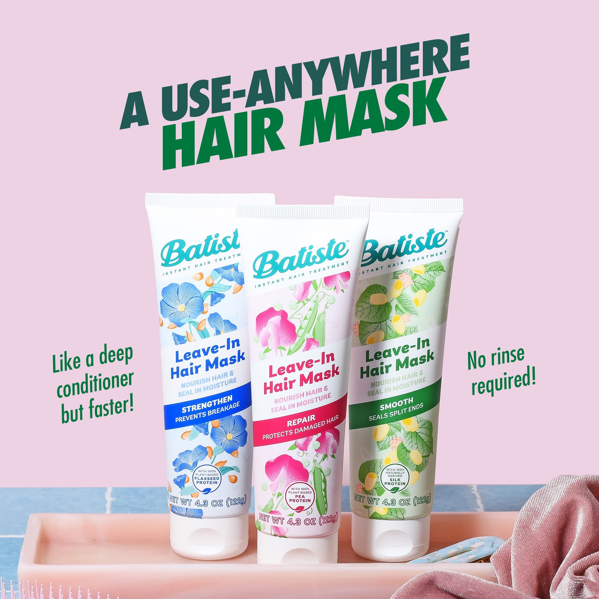 Batiste uso entre lavados con champú seco para refrescar raíces.