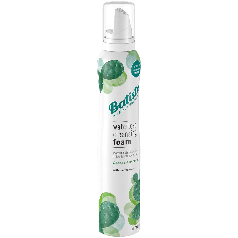 Batiste uso fácil: sacudir, aplicar y peinar para un estilo rápido.