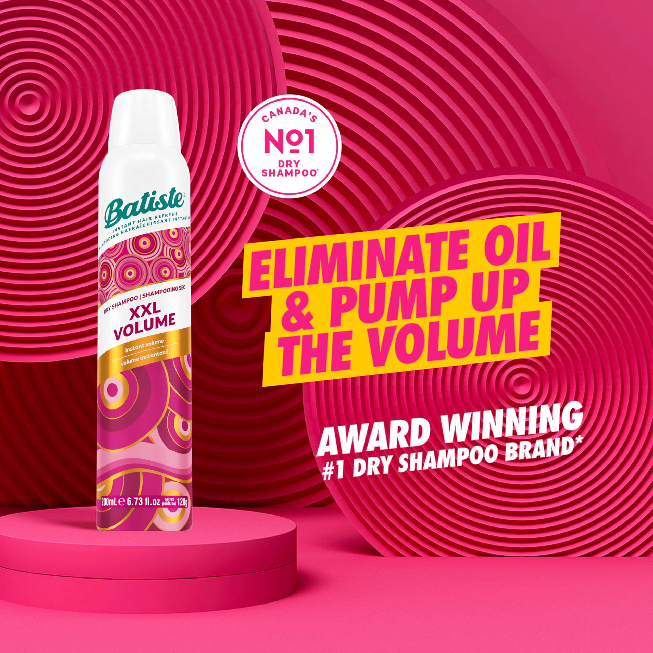 Batiste Volumen para cabello seco con cuerpo visible