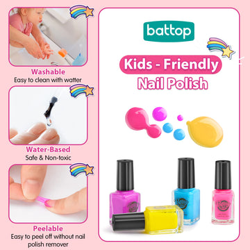 BATTOP Nail File helps smooth edges for a neat finish.