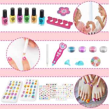 BATTOP Toe Separator keeps tiny toes comfortable during polish.