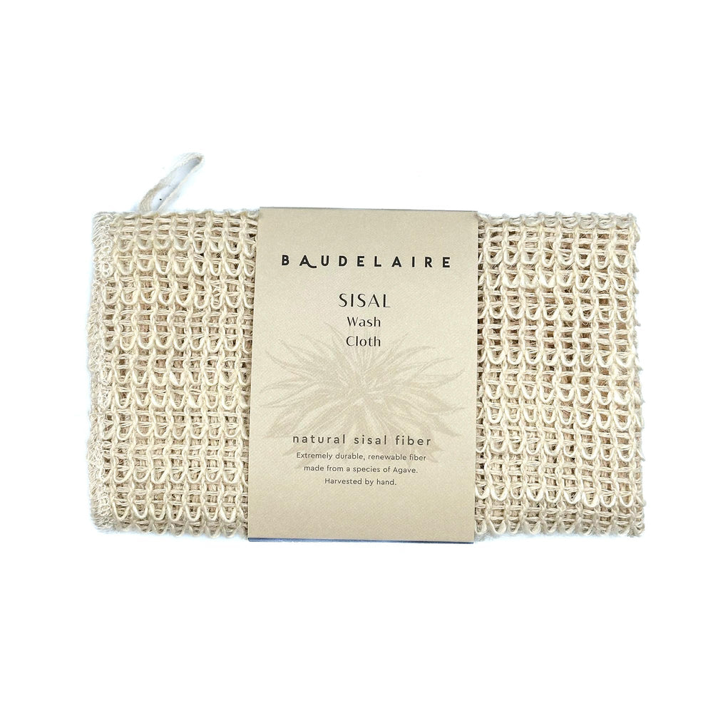 Baudelaire toalla exfoliante de sisal con tacto suave para exfoliación delicada.