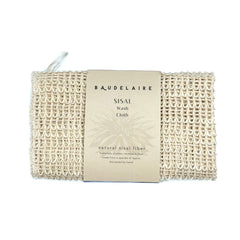 Baudelaire toalla exfoliante de sisal con tacto suave para exfoliación delicada.