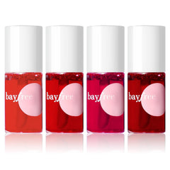 Bayfree tintes labiales y rubor compacto para viaje, acabado natural y fresco