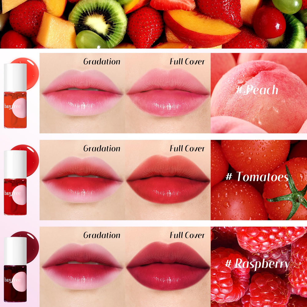 bayfree set de tintes labiales: larga duración para todo el día.