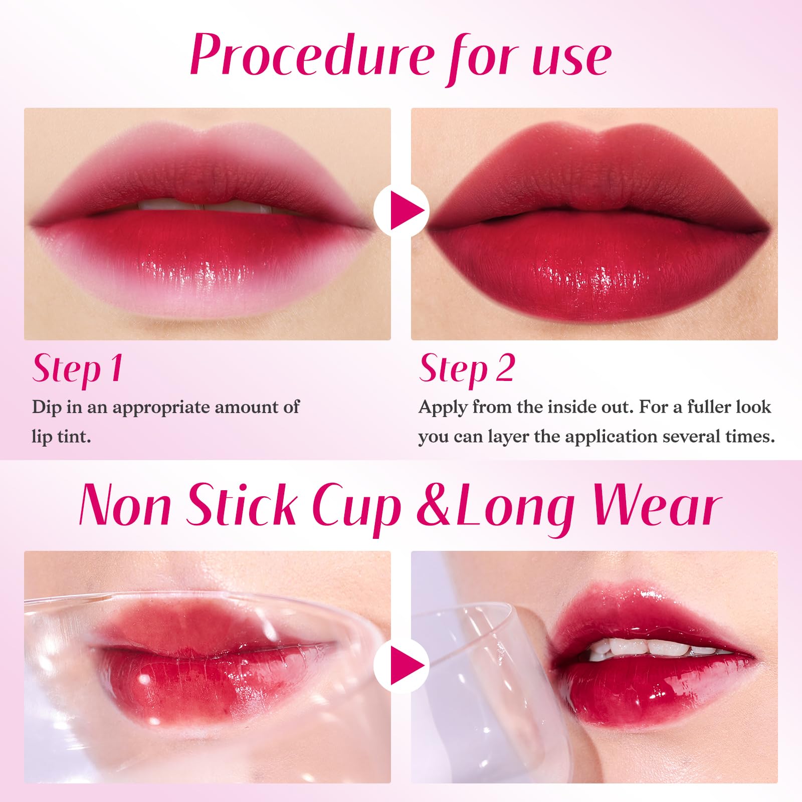 bayfree set de tintes labiales: sin transferencia para un look limpio.