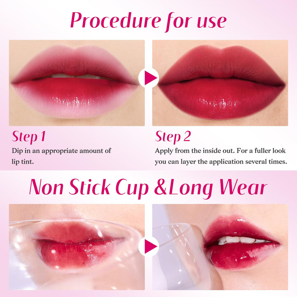 bayfree set de tintes labiales: sin transferencia para un look limpio.