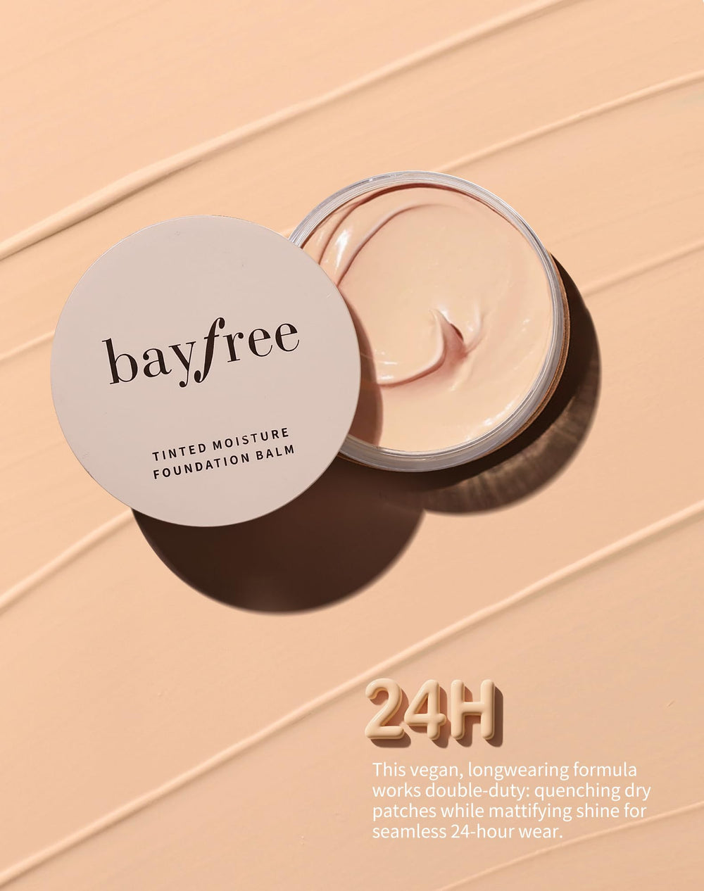 bayfree maquillaje vegano, formula libre de crueldad para uso diario