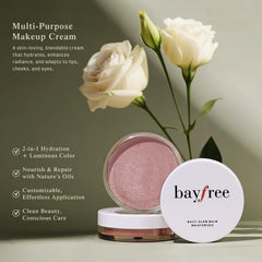 bayfree bálsamo iluminador para ojos, brillo sutil y acabado luminoso.
