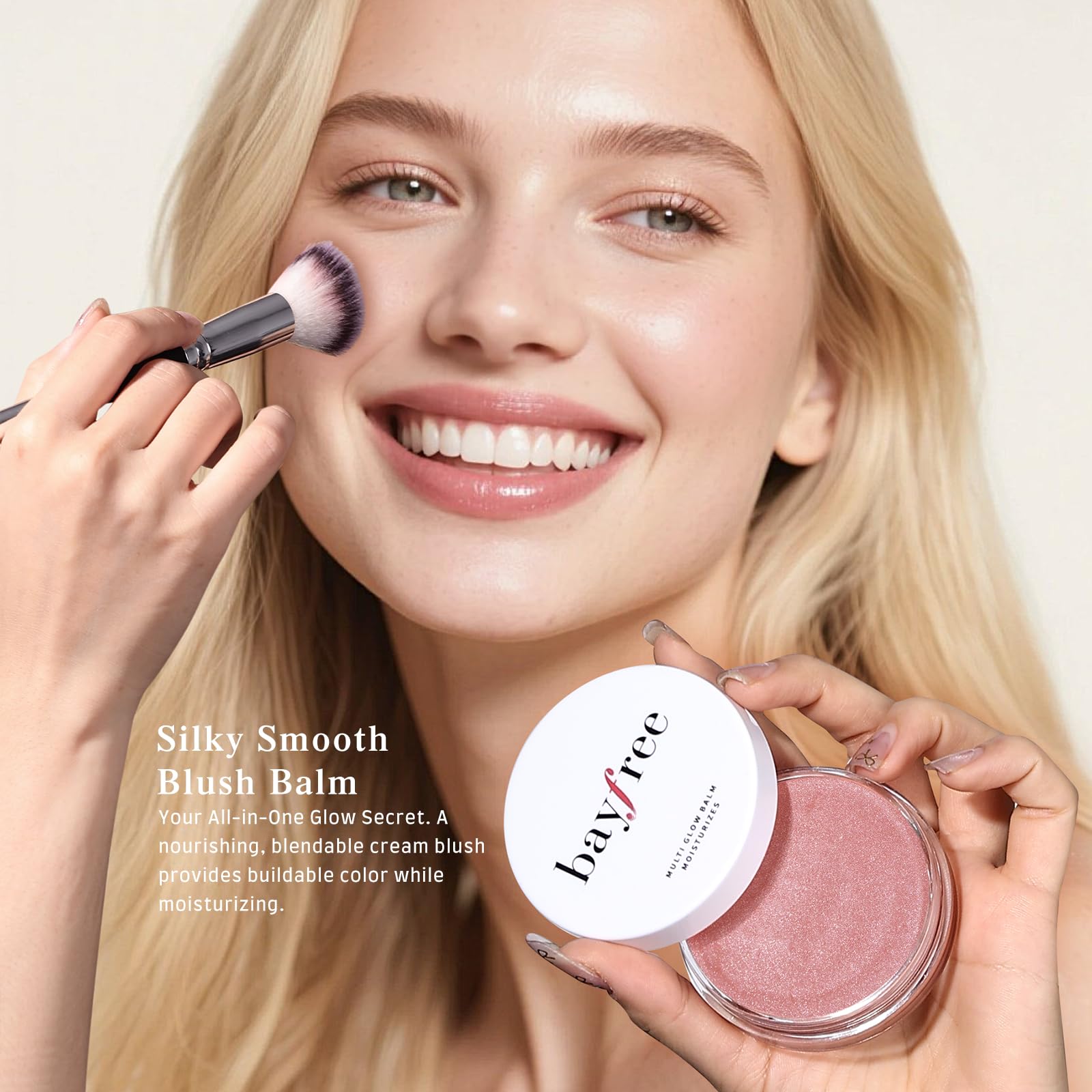 Bayfree Multi Glow Balm Set ingredientes manteca de karité y aceite de oliva