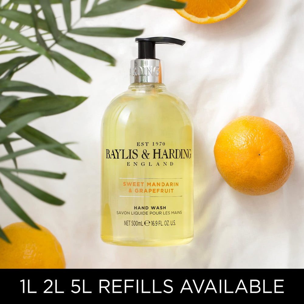 Bomba y envase reciclables Baylis & Harding respetuosos con el planeta
