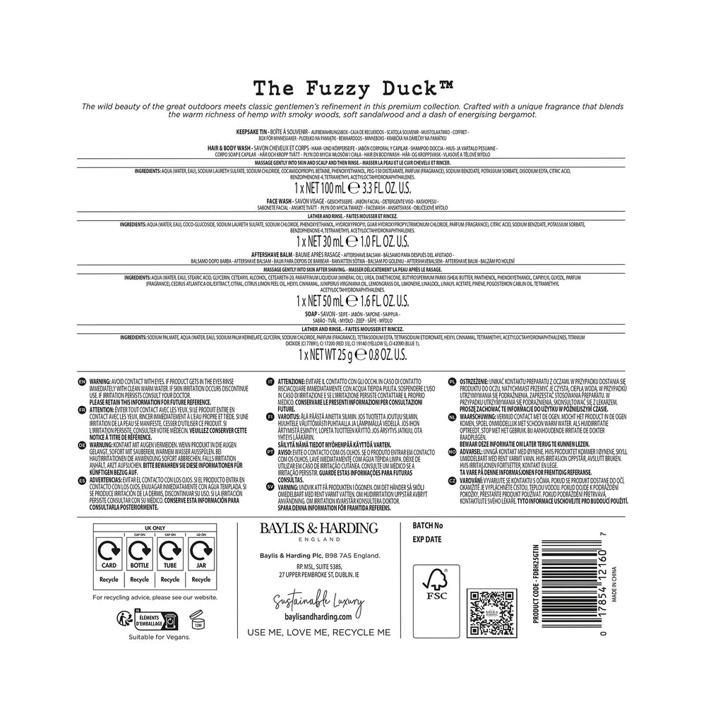 Diseño apotecario rústico de Baylis & Harding Fuzzy Duck.