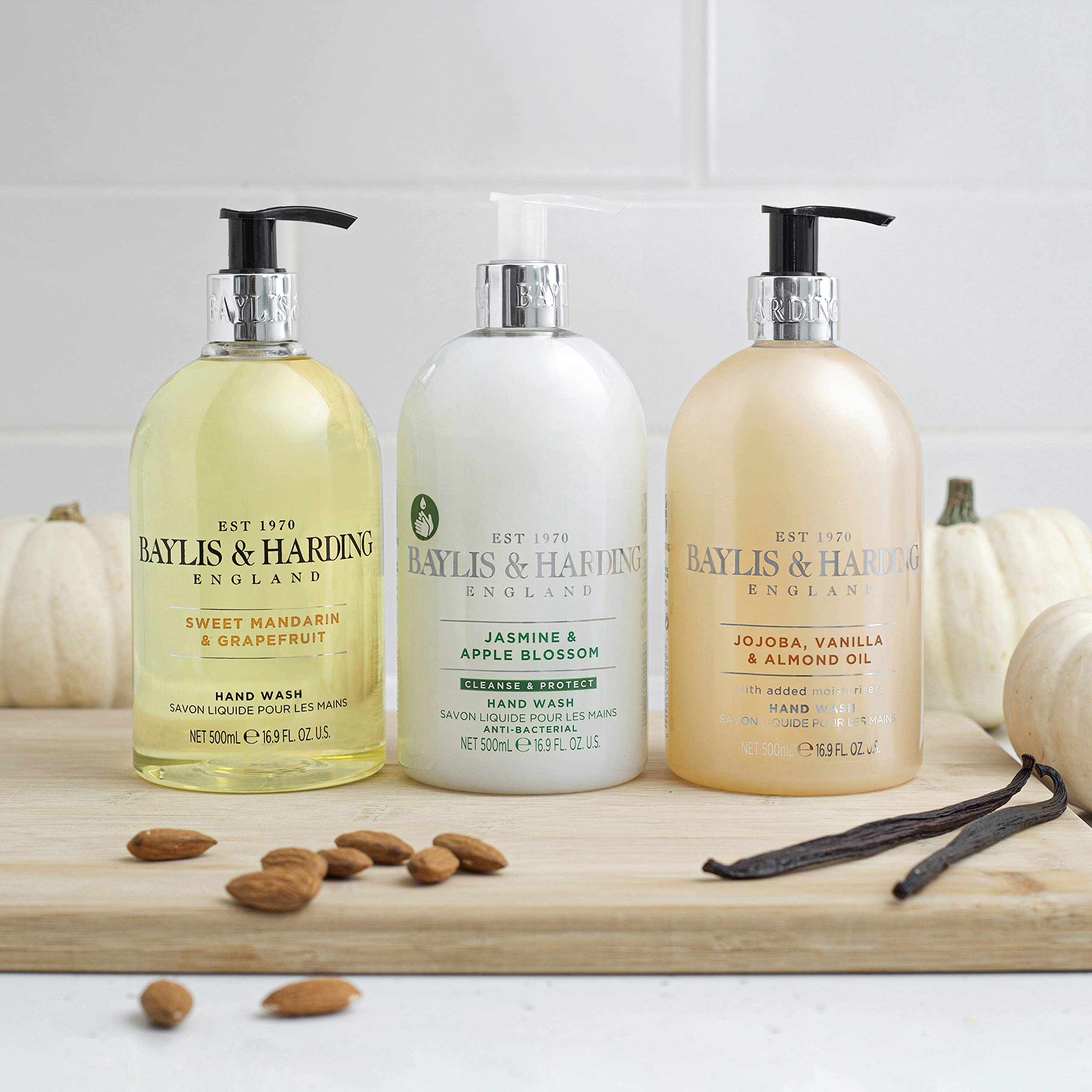 Uso diario en cocina o baño con dispensador Baylis & Harding