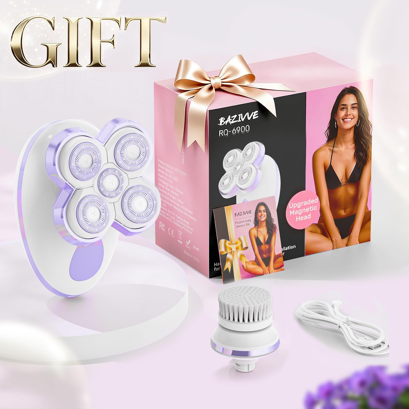 Bazivve apto para piel sensible con afeitado suave y cómodo.