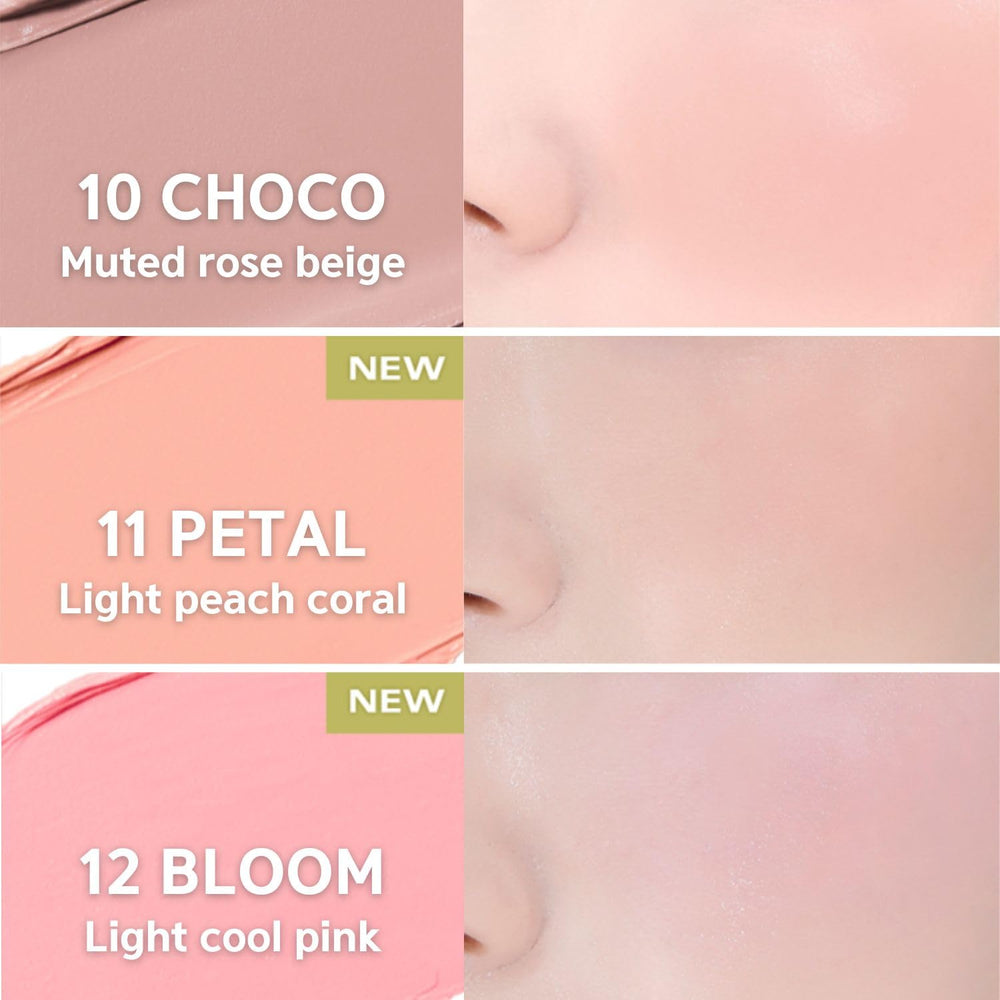 BBIA Ready To Wear Downy Cheek Cream Blush, se puede aplicar con dedos, brocha o esponja