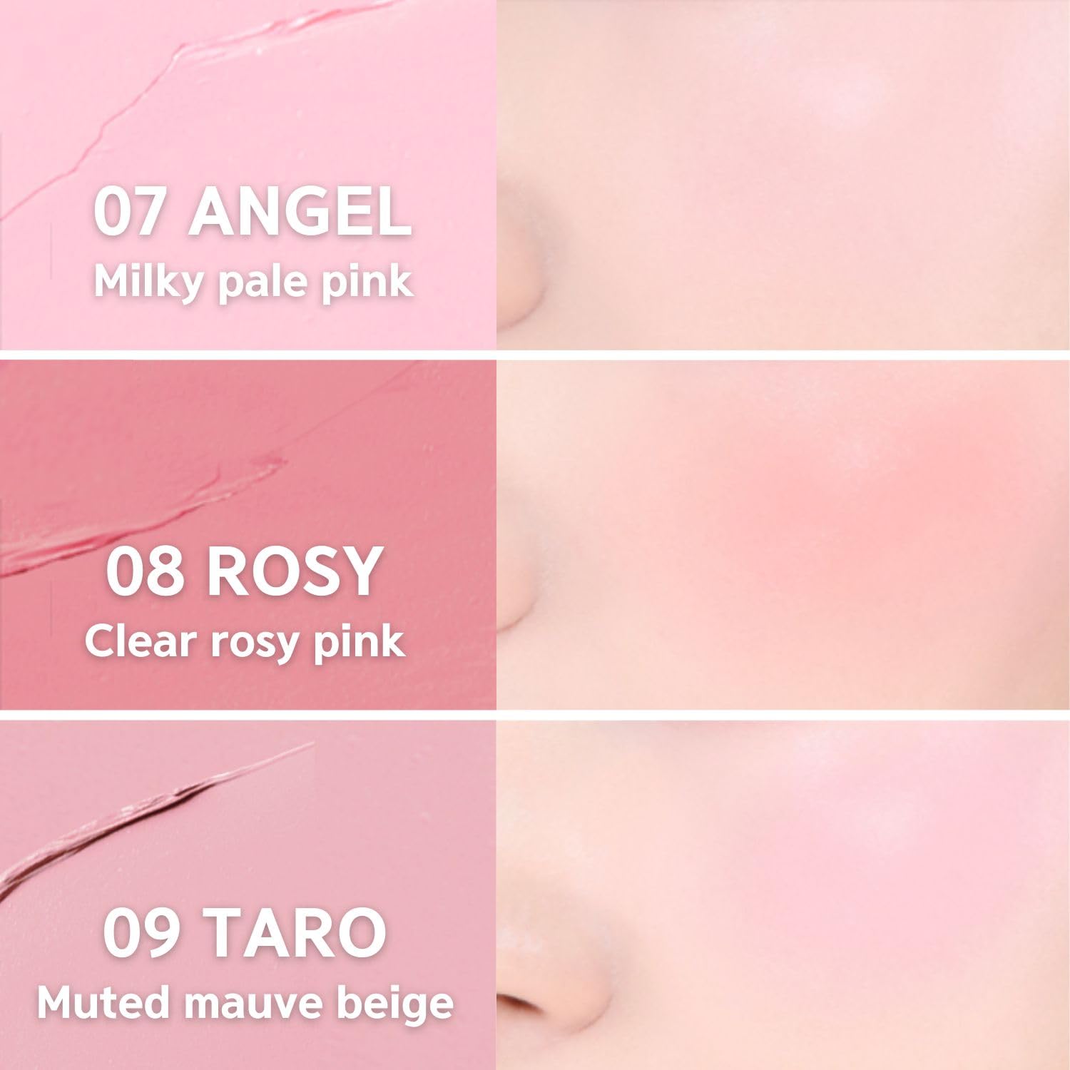 BBIA Downy Cheek Cream Blush, duración prolongada para uso diario