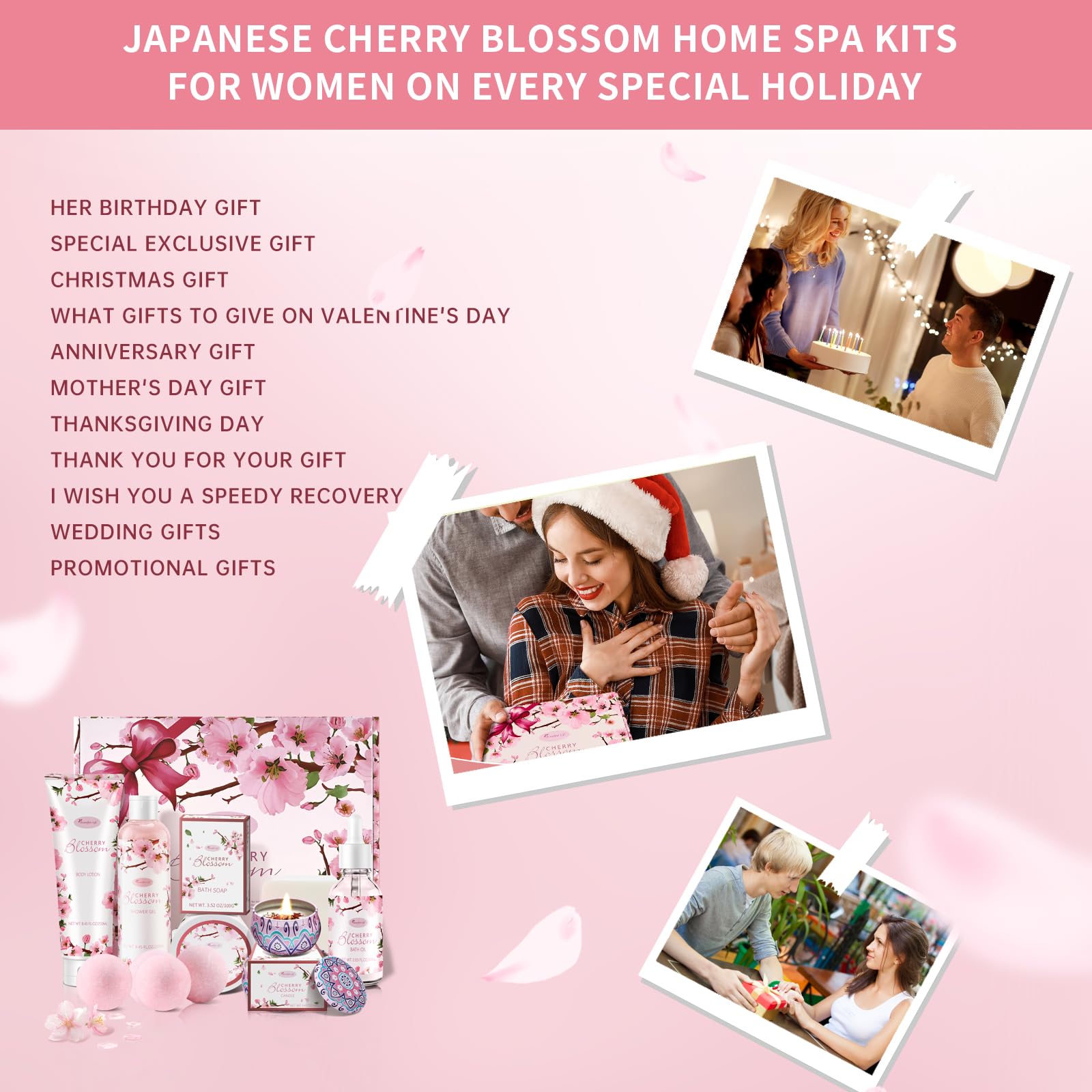 BBlove caja regalo flor de cerezo japonesa: presentación elegante