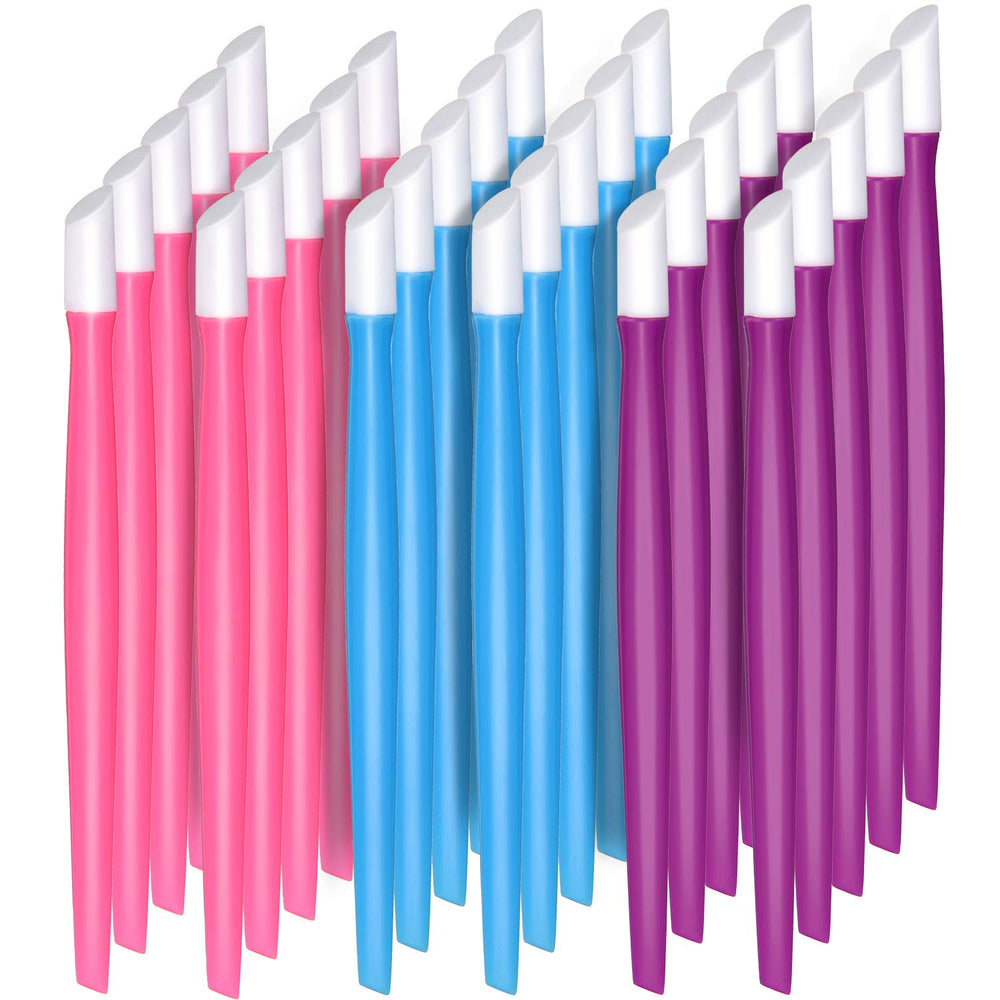 BBTO empujador de cutícula silicona con doble punta, limpieza precisa de uñas.