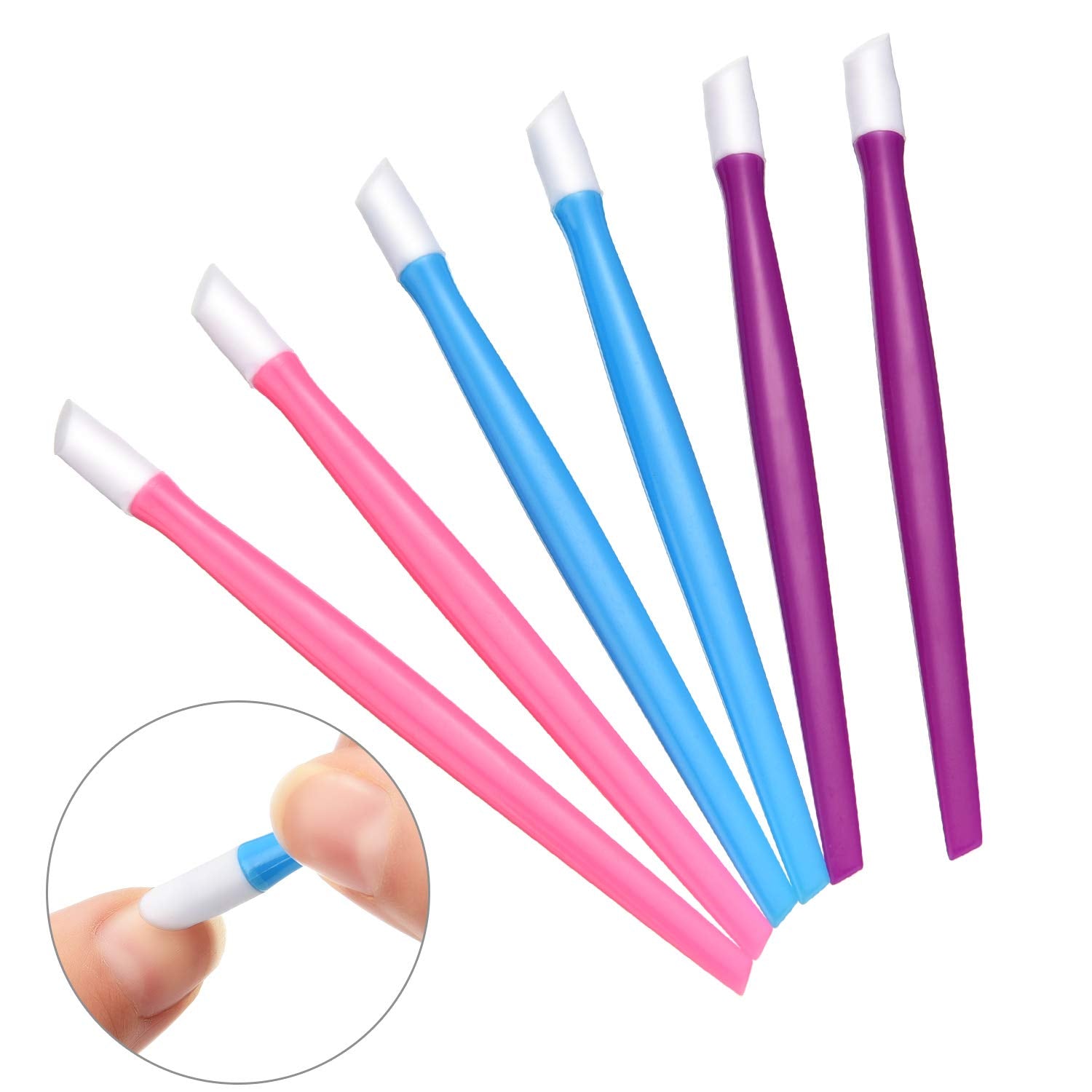 BBTO empujador cutícula silicona tamaño 10 cm, perfecto para uñas.
