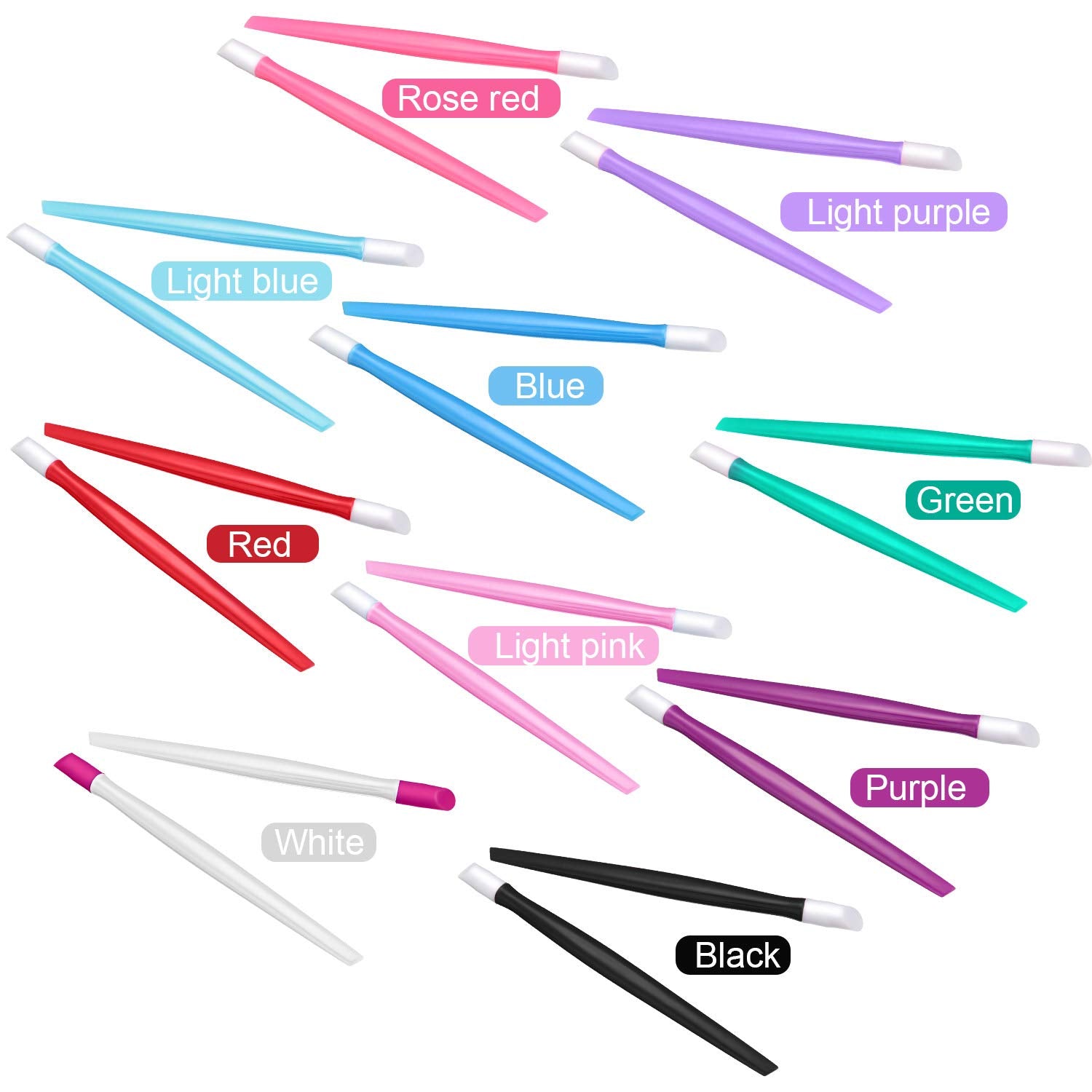 BBTO herramientas de uñas en colores vibrantes para nail art