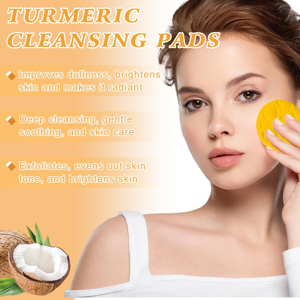 BCBU curcuma discos exfoliantes: limpieza diaria y exfoliación suave.