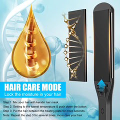 Bcway plancha pelo antiestatica para acabado liso y sin frizz