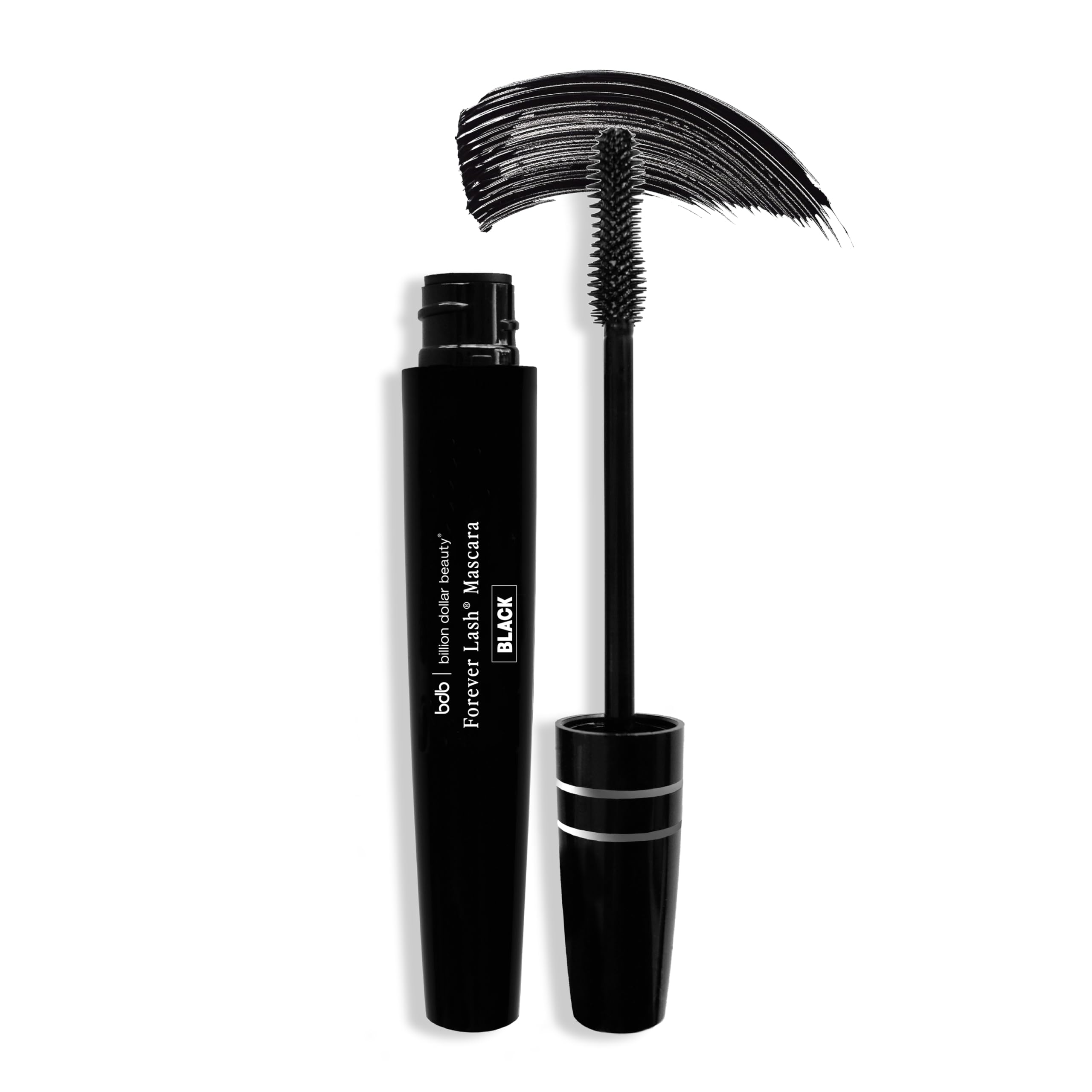 Mascara Forever Lash de billion dollar brows con aplicador que separa las pestañas.
